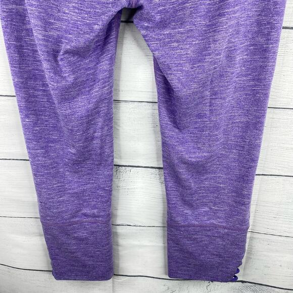 prAna Womens Tori Cutout Cropped Leggings Heathered Purple size Small - Picture 10 of 10